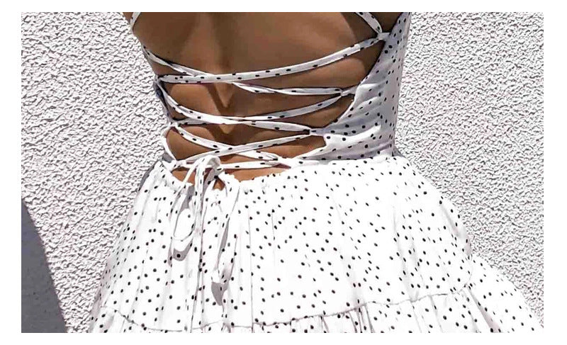 Backless Lace-Up Rita