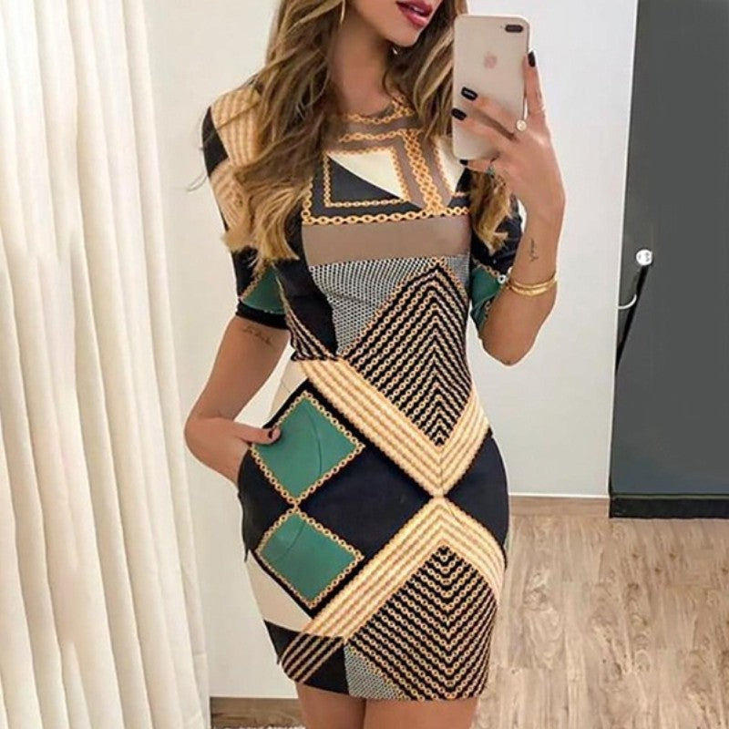 Geo Fit Dress