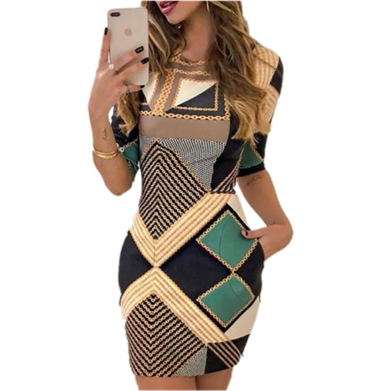 Geo Fit Dress