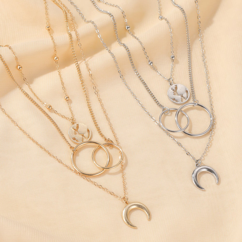 Moon Necklace TRIO