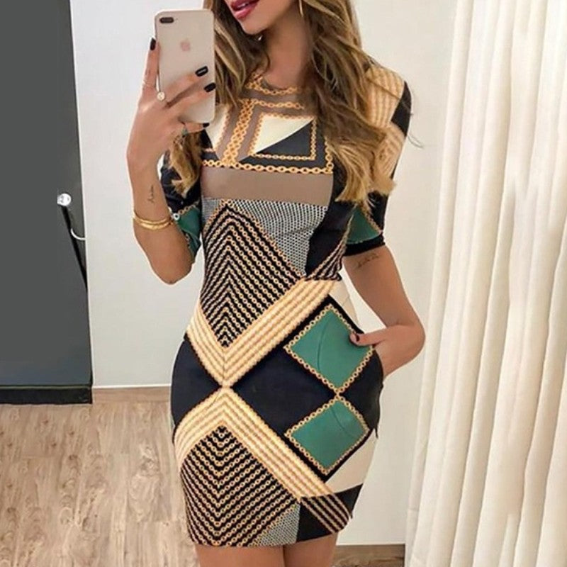Geo Fit Dress