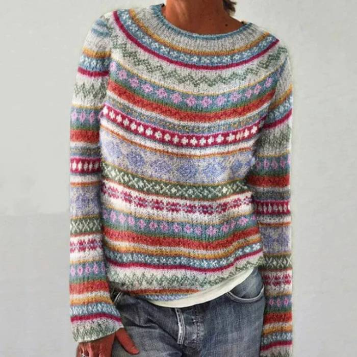 Aspen - COLOURFUL VINTAGE FAIR ISLE KNIT FOR COSY DAYS