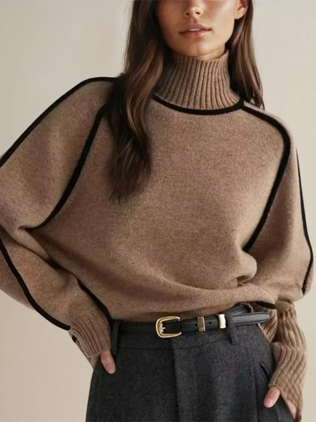 Valeria - ELEGANT TURTLENECK SWEATER